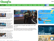 Tablet Screenshot of chungta.vn